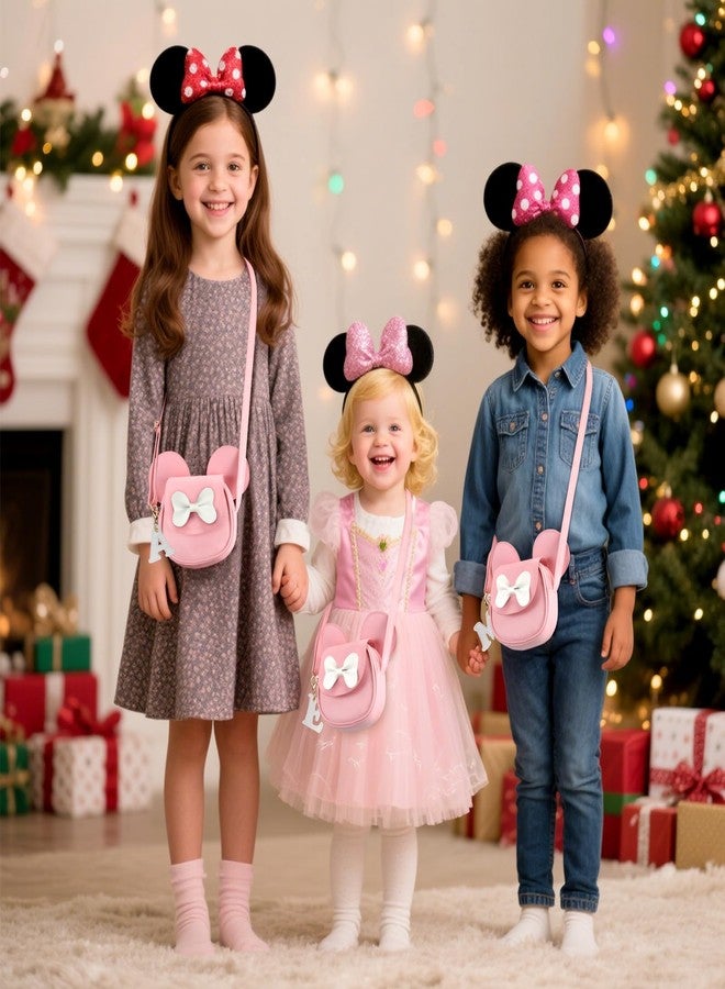 CaseBot Toddler Purse for Little Girls, Kids Cute Princess Style Bag for Ages 2 3 4 5 6 7 8 Year Old Birthday/Christmas Gift (Pink M) - Image 3